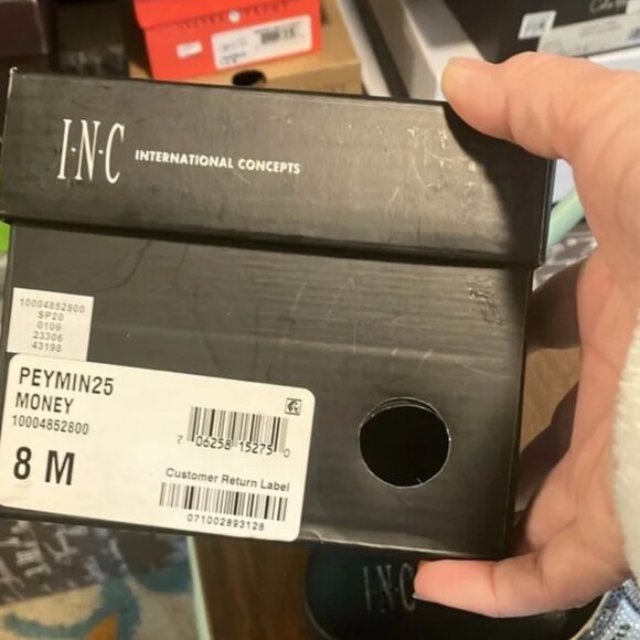 International Concepts Peymin25 Money Rhinestone Pool Slides Sz 8 - Picture 11 of 11